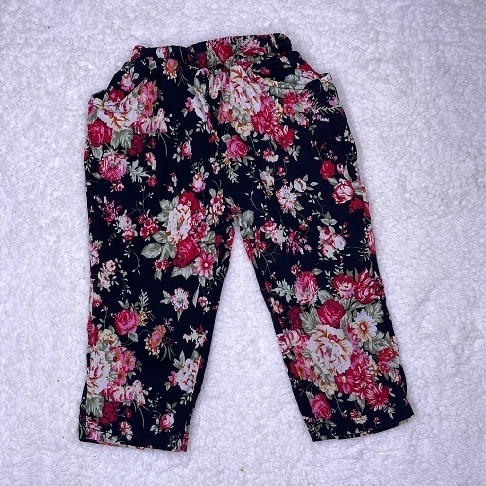 🟢 Baby Floral Pants 9-12 months
